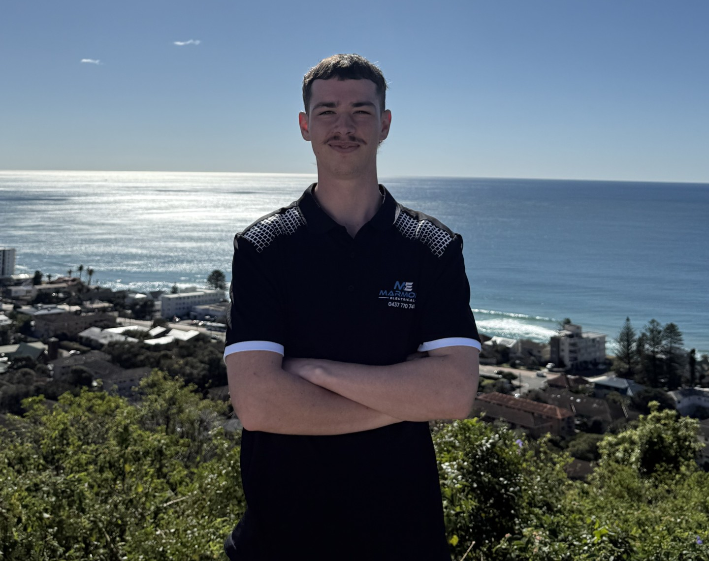Daniel Marmont, licensed electrician and owner of Marmont Electrical, Frenchs Forest